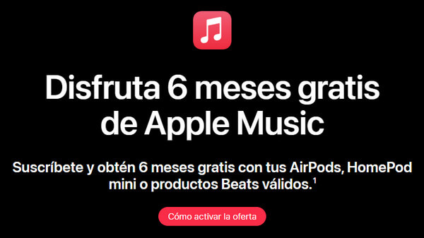 obtener apple music prueba gratuita 6 meses