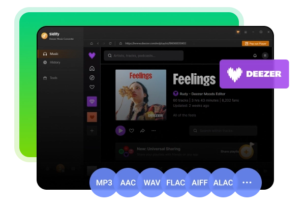 convertir música de deezer a mp3
