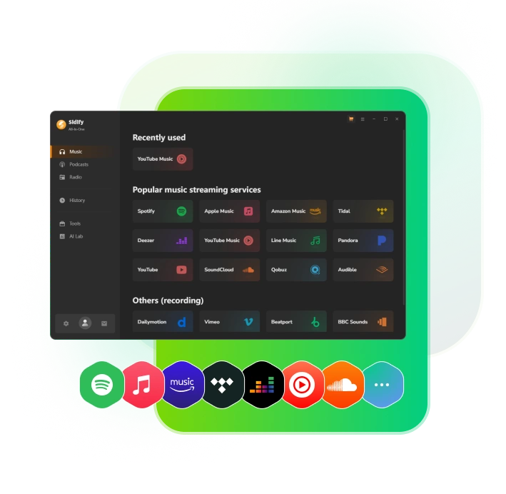 Sidify All in One - mejor descargador de música en streaming