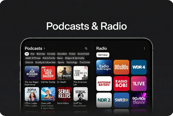 podcasts y radios gratis
