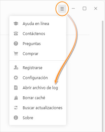 abrir archivo de log en sidify