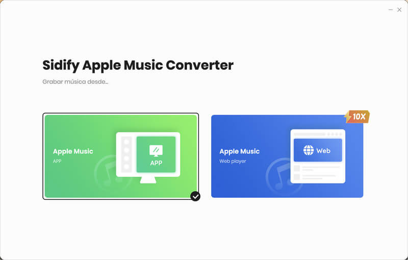 interfaz principal de Apple Music Converter Mac