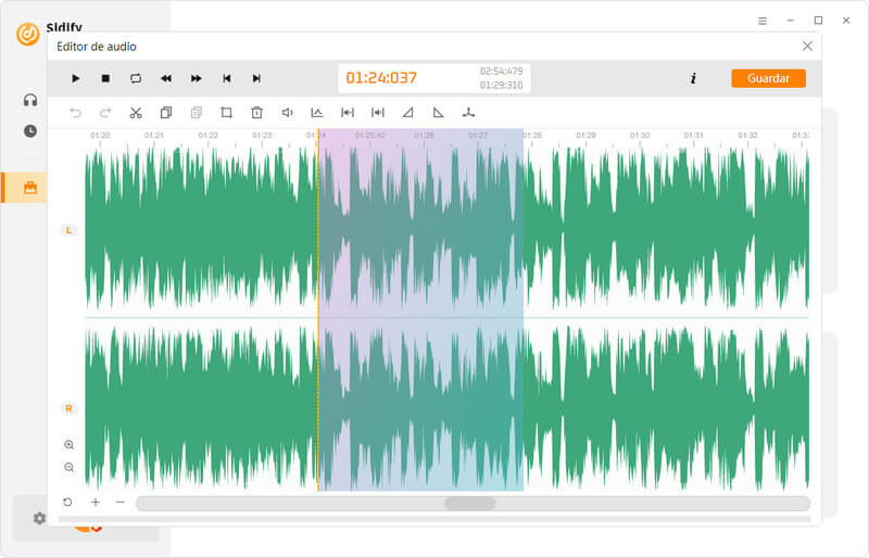 Editor de audio