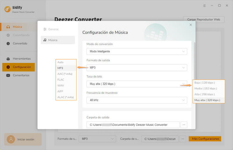 Personalizar los ajustes