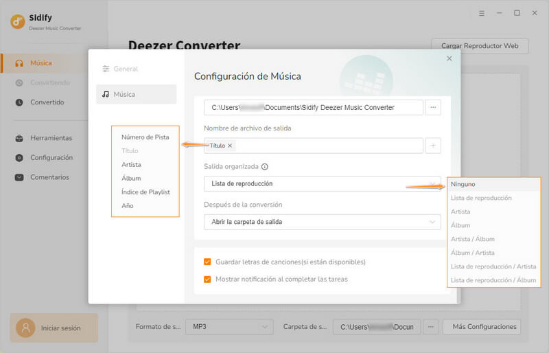 Configuración