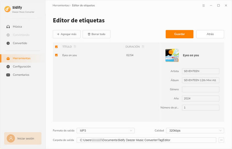 Editor de etiquetas ID3