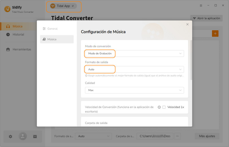 descargar Tidal Hi-Fi en sidify
