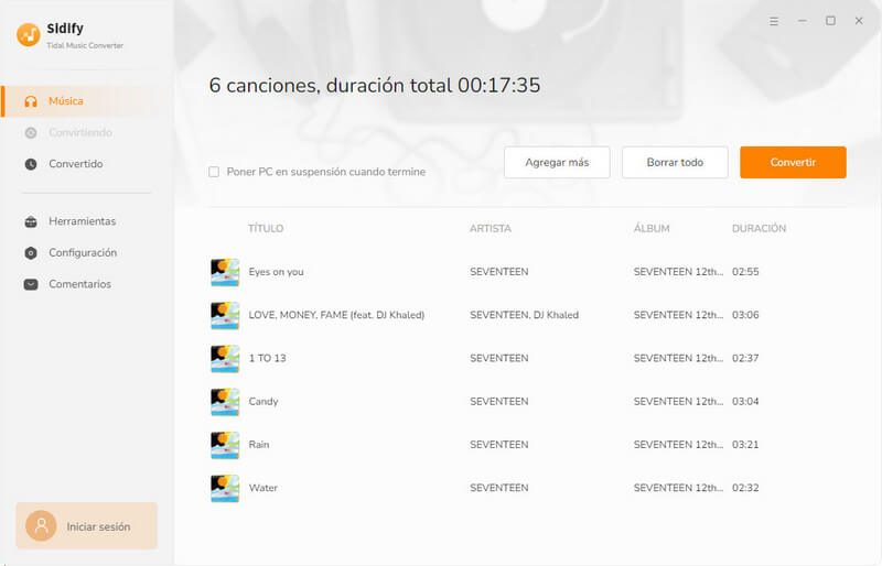empezar a convertir