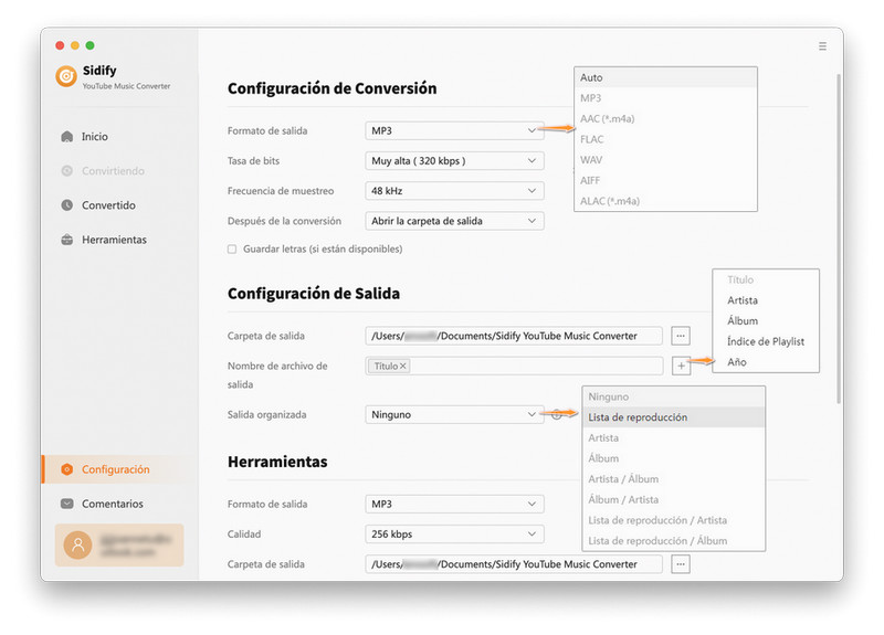 Configuración