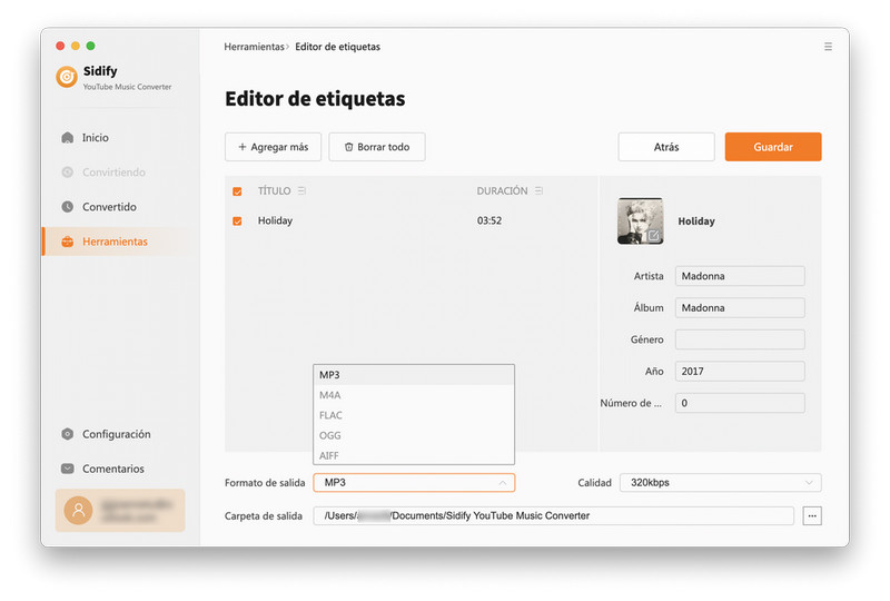 Editor de etiquetas ID3
