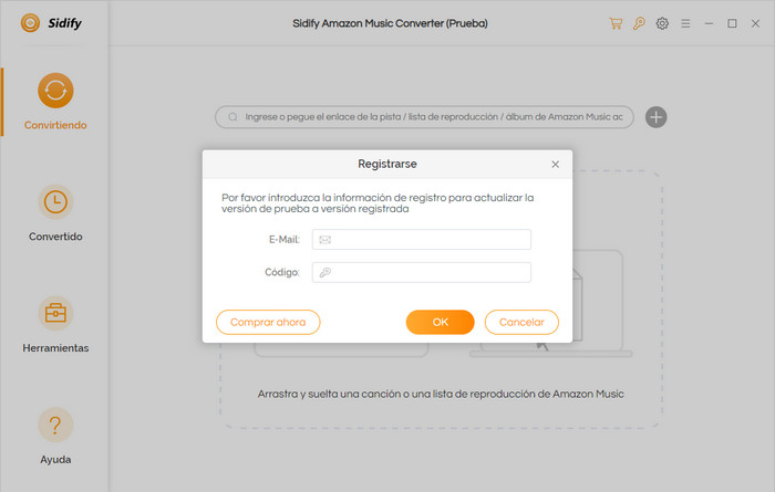 registrar amazon music converter win