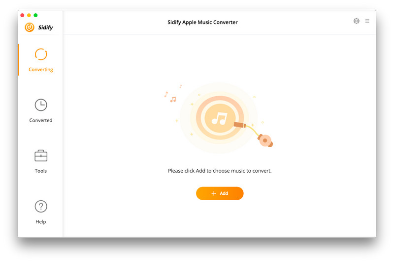 interfaz principal de Apple Music Converter Mac