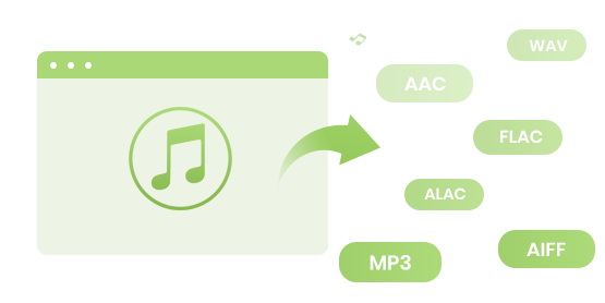 Convertir a MP3, AAC, FLAC, AIFF, ALAC o WAV