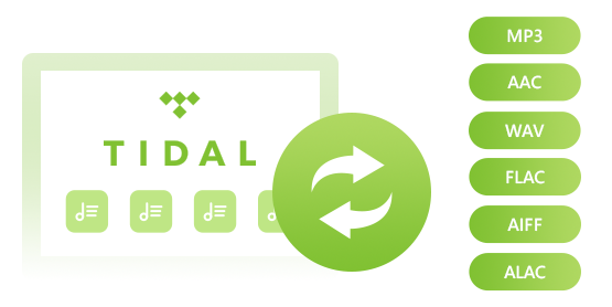 Convertir Tidal Music a MP3/AAC/WAV/FLAC/AIFF