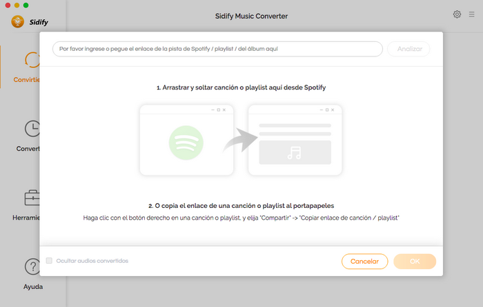 Agregar lista de reproduccion de spotify a sidify