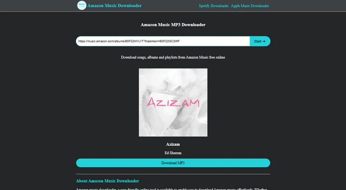 Amazon Music MP3 Downloader gratis online