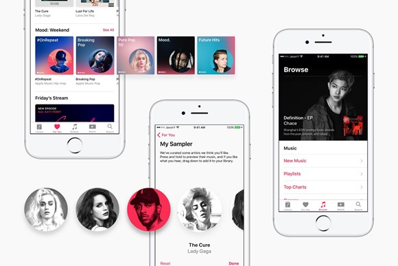 la aplicacion Apple Music