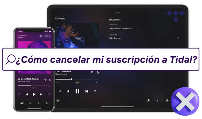 Cancelar mi suscripción a Tidal
