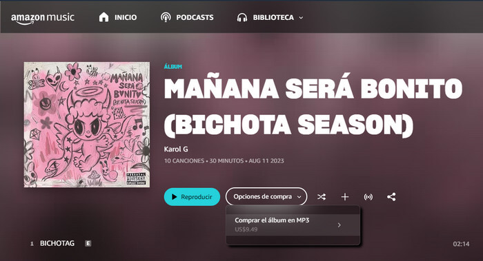 descargar música de Tidal a la computadora