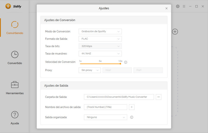 choose mp3 as the output format