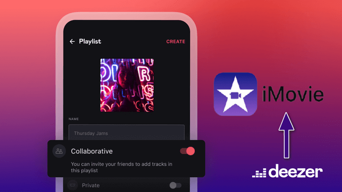 inporta musica de Deezer a iMovie