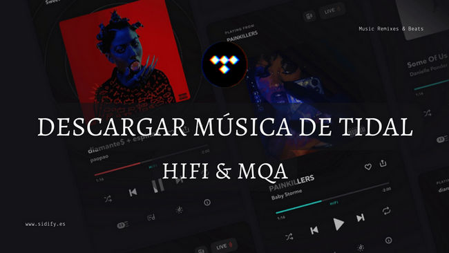 descargar música de Tidal a la computadora