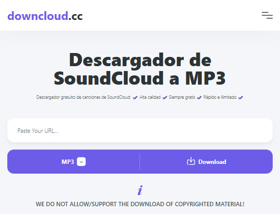 DownloadCloud.cc – Descargador de SoundCloud a MP3
