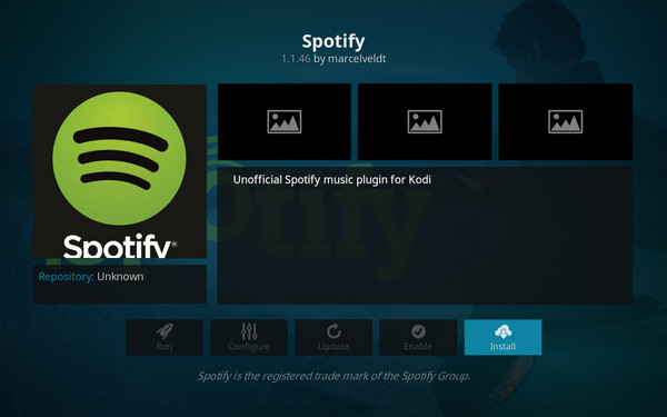 descargar complementos de spotify