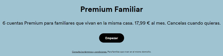 Unirse al Plan Spotify Premium Familiar y Disfruta de un Mes gratuito