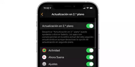 Permitir Spotify actividad en segundo plano en iphone