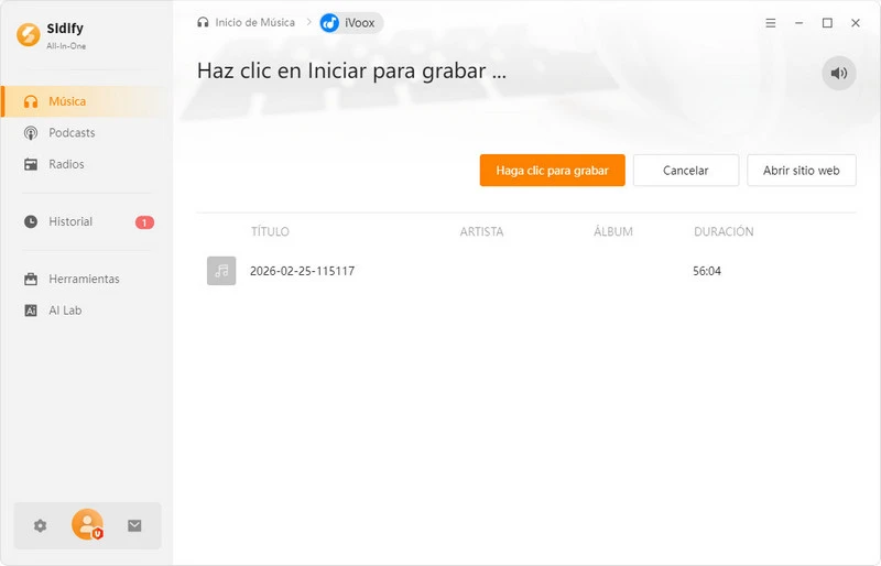 empezar la conversión