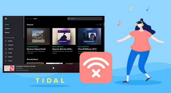 escuchar música de tidal sin internet