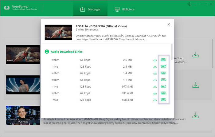 NoteBurner YouTube Video Downloader