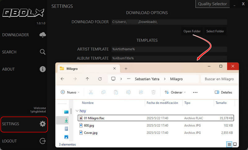 QobuzDownloaderX: la música FLAC descargada de Qobuz