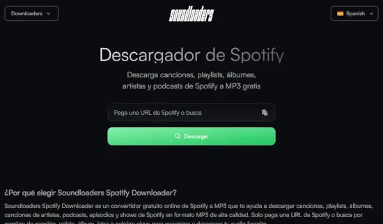 Soundloaders Spotify Downloader