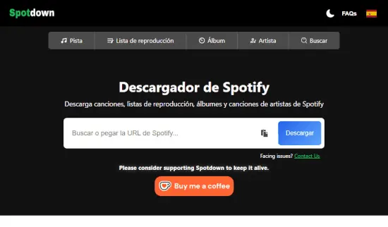 SpotDown spotify a mp3