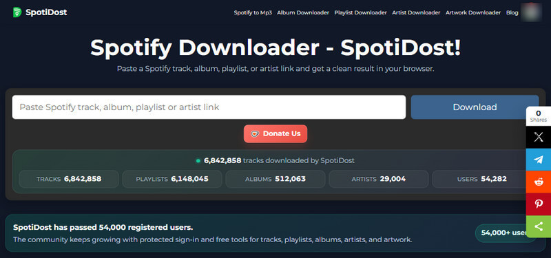 spotidost spotify downloader