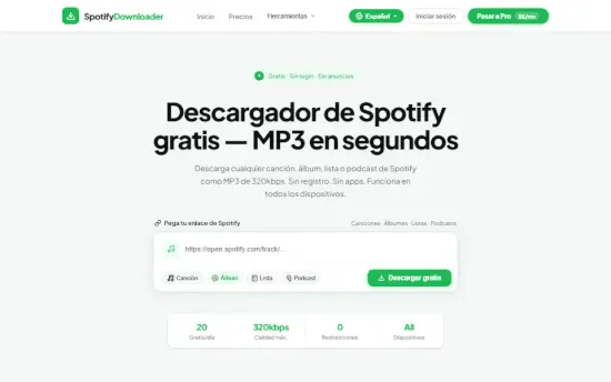 SpotifyDownloads online
