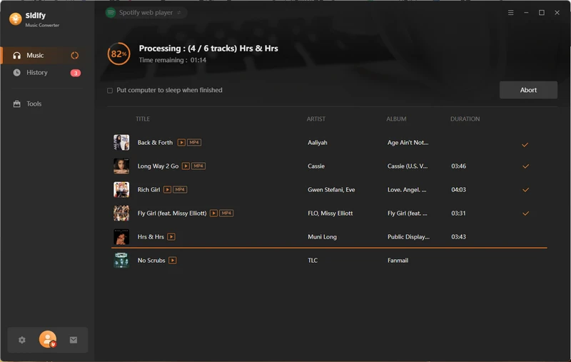 descarga vídeos musicales de Spotify