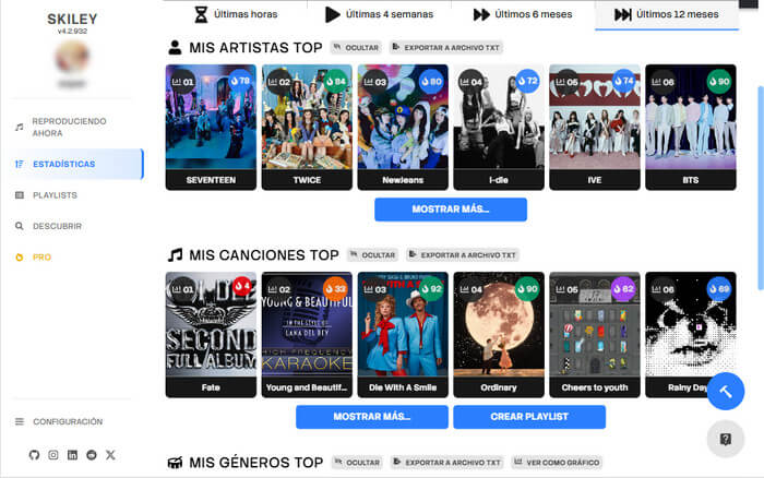 Skiley – Gestiona playlists, sigue lanzamientos y crea archivos musicales