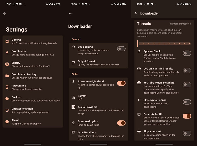 Descargar canciones de Spotify en Android usando Spowlo
