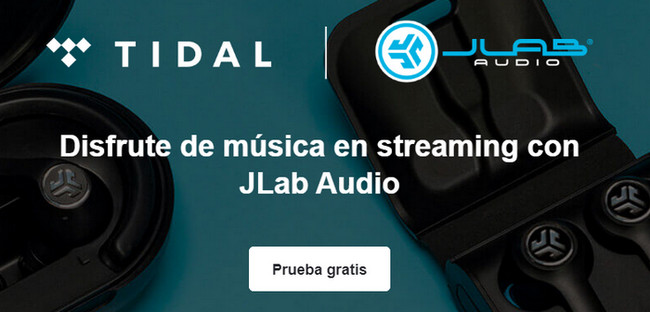 Tidal y JLab 3 meses gratis