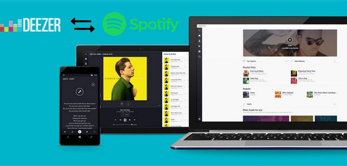 pasar playlists entre spotify y deezer