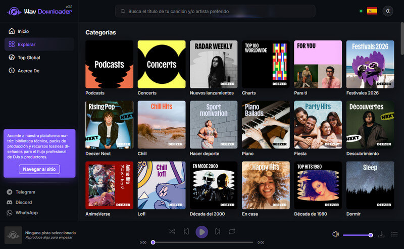 Alternativa a Deezloader：Deezer WAV Downloader