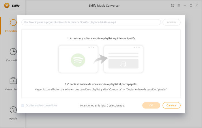 agregar musica a spotify music converter