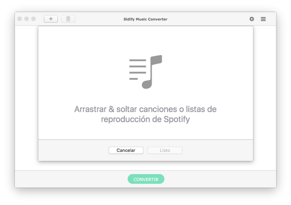 agregar spotify musica