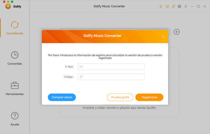 registrar spotify music converter
